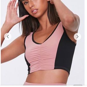 Colorblock Crop Top